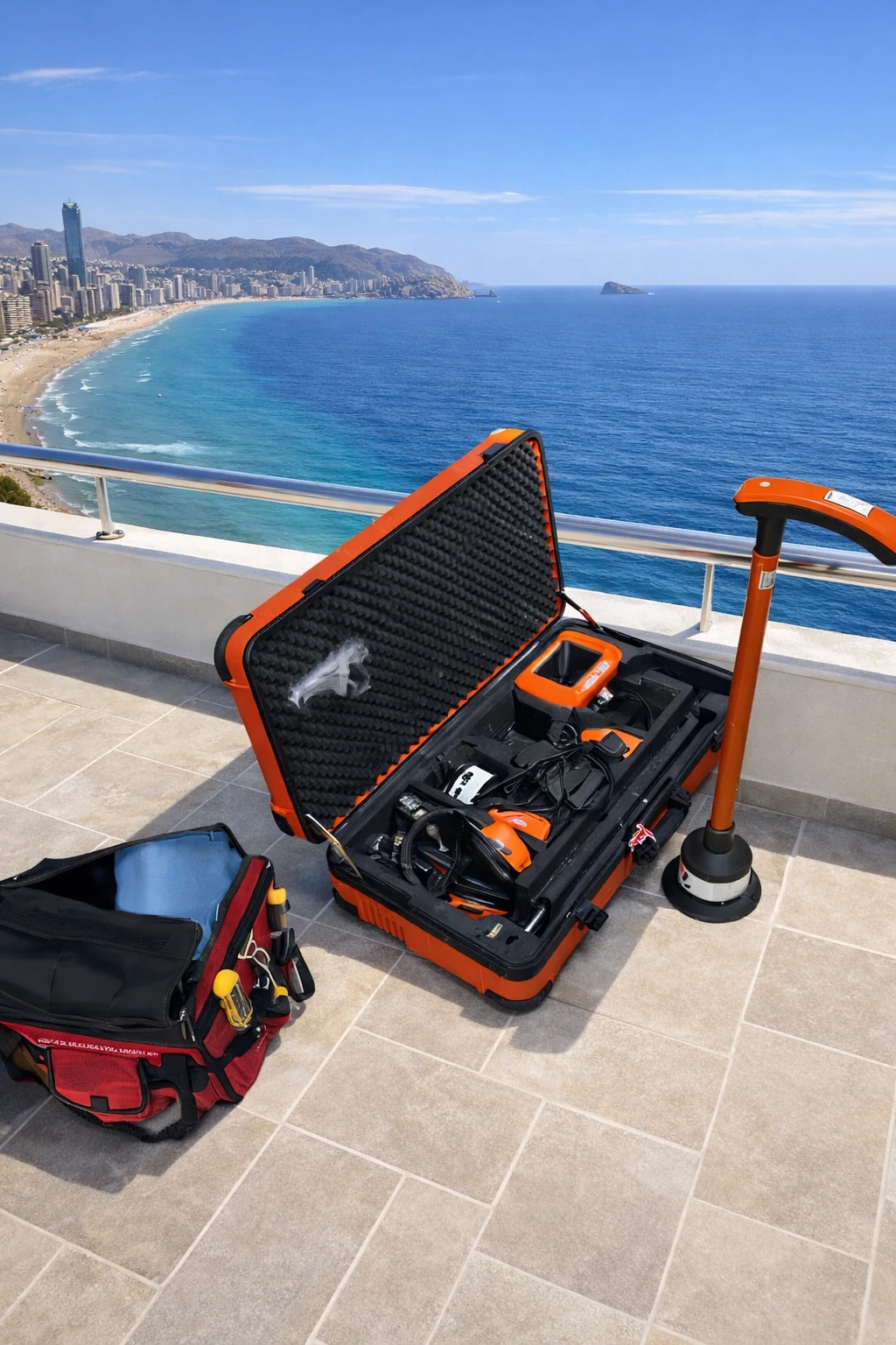 Geófono Sewerin para detección de fugas de agua en El Albir