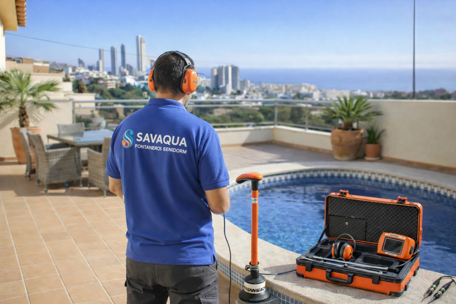 Fontanero profesional de SAVAQUA en Benidorm